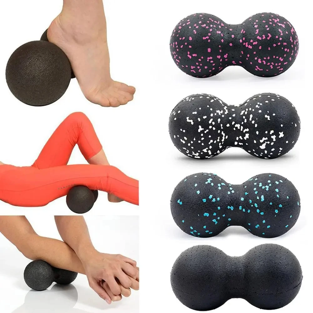 Yoga Fitness Ball - 요가 마사지 롤러볼 피넛형 더블 라크로스