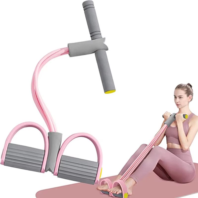 Yoga Pedal Puller Fitness Equipment - 4튜브 요가 페달 풀러 저항 밴드