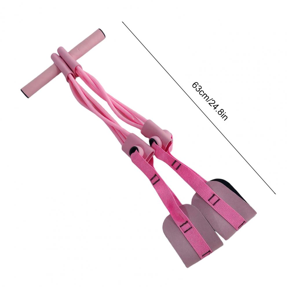 Yoga Pedal Puller Fitness Equipment - 4/8튜브 페달 발목 풀러 저항 밴드(손잡이