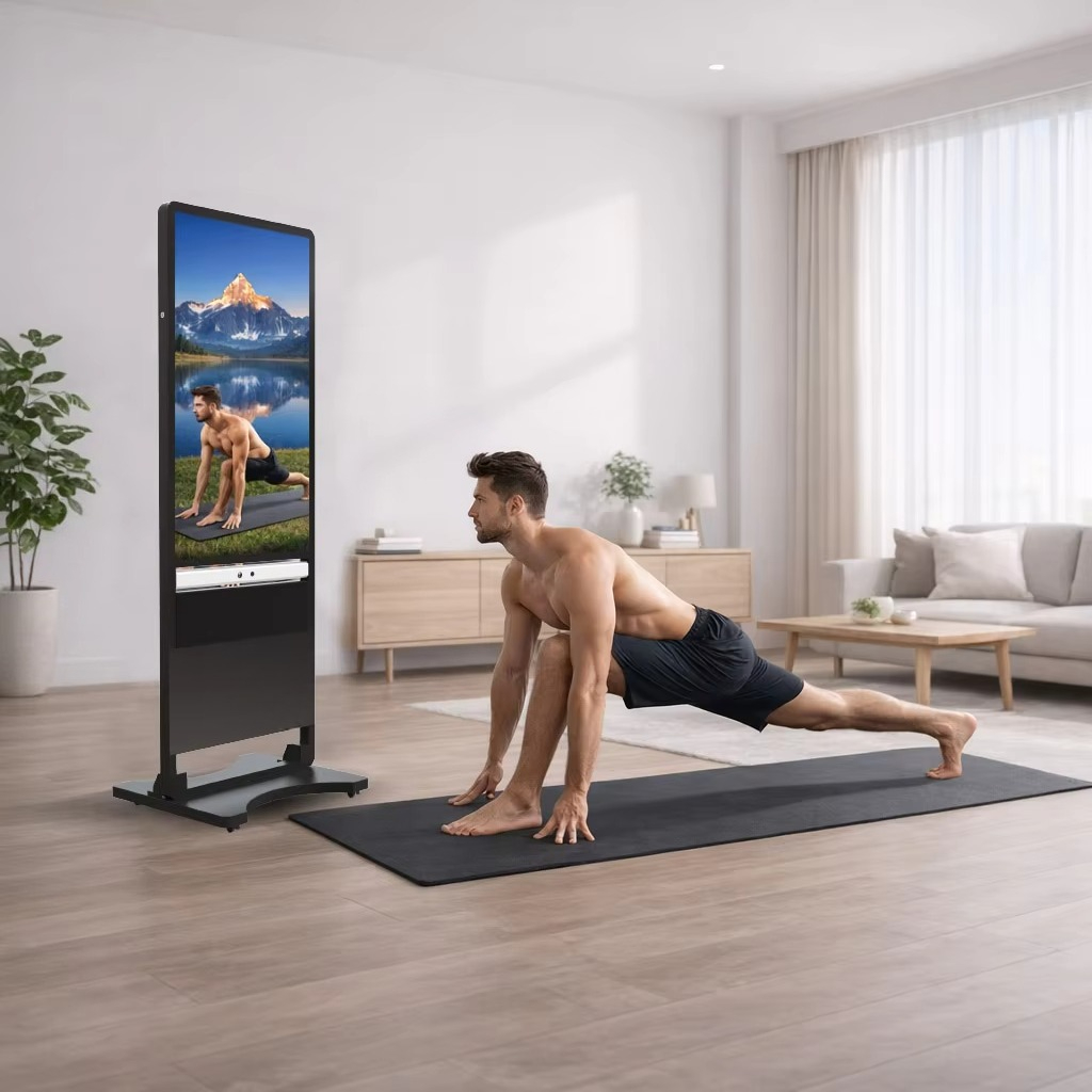 43인치 풀 HD 스마트 피트니스 미러, 가정 및 호텔 - Yoga Fitness Hotel 리뷰 및 가격