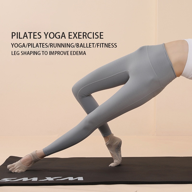 여성용 요가 발가락 양말, 고품질 미끄럼 방지, 다섯  - Yoga Fitness Training 리뷰 및 가격