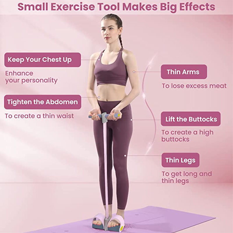 4튜브 요가 페달 풀러 저항 밴드 탄성 풀 로프 복부  - Yoga Pedal Puller Fitness Equipment 리뷰 및 가격