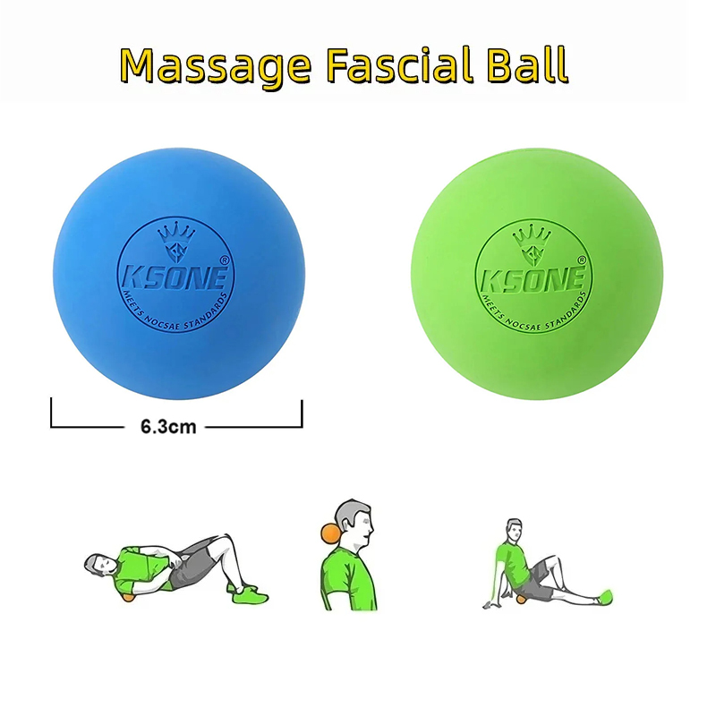 고무 근막 마사지 공 요가 피트니스 근육 이완 통증 완 - Yoga Fitness Ball 리뷰 및 가격
