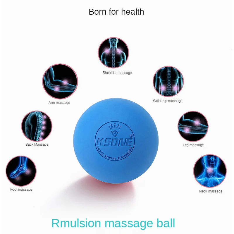 고무 근막 마사지 공 요가 피트니스 근육 이완 통증 완 - Yoga Fitness Ball 리뷰 및 가격