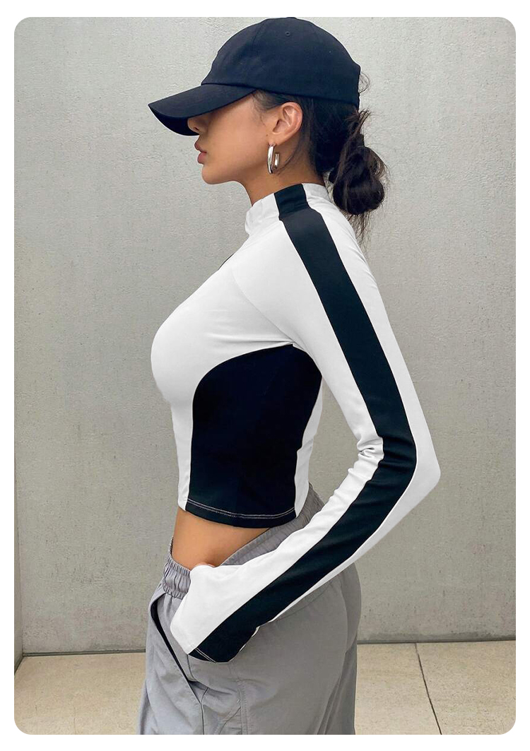 요가 의류 스탠드 업 칼라 자켓 야외 스포츠 긴팔 여성 - Yoga Of Fitness 리뷰 및 가격