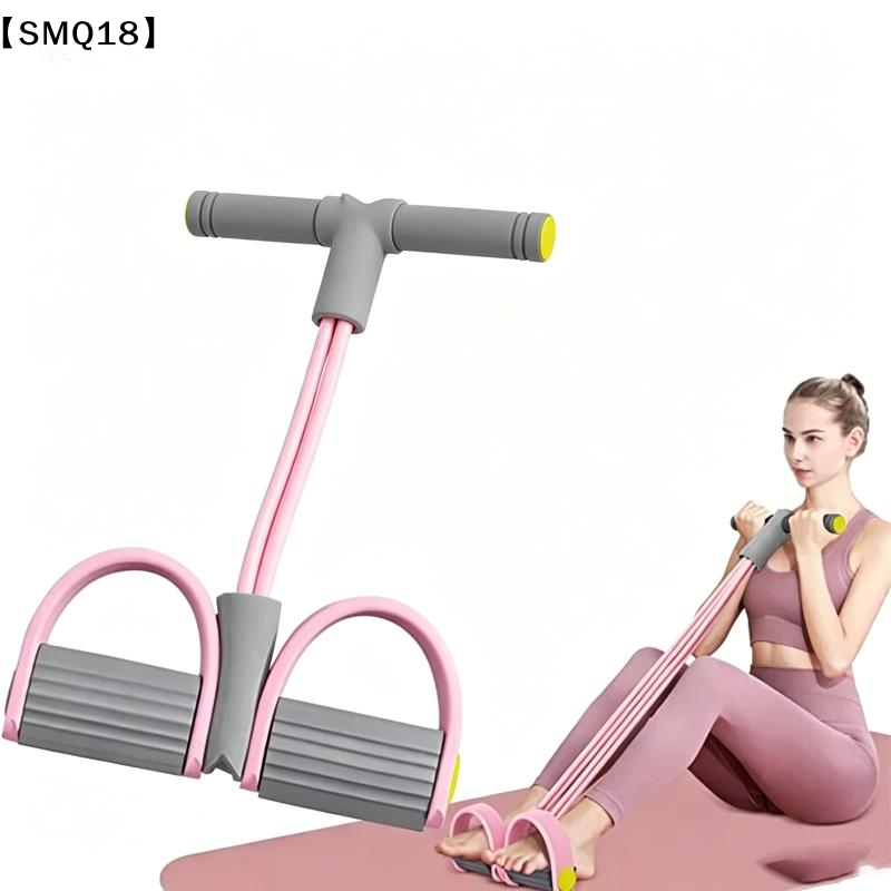 4튜브 저항 밴드 요가 페달 풀러 탄성 풀 로프 복부  - Yoga Pedal Puller Fitness Equipment 리뷰 및 가격