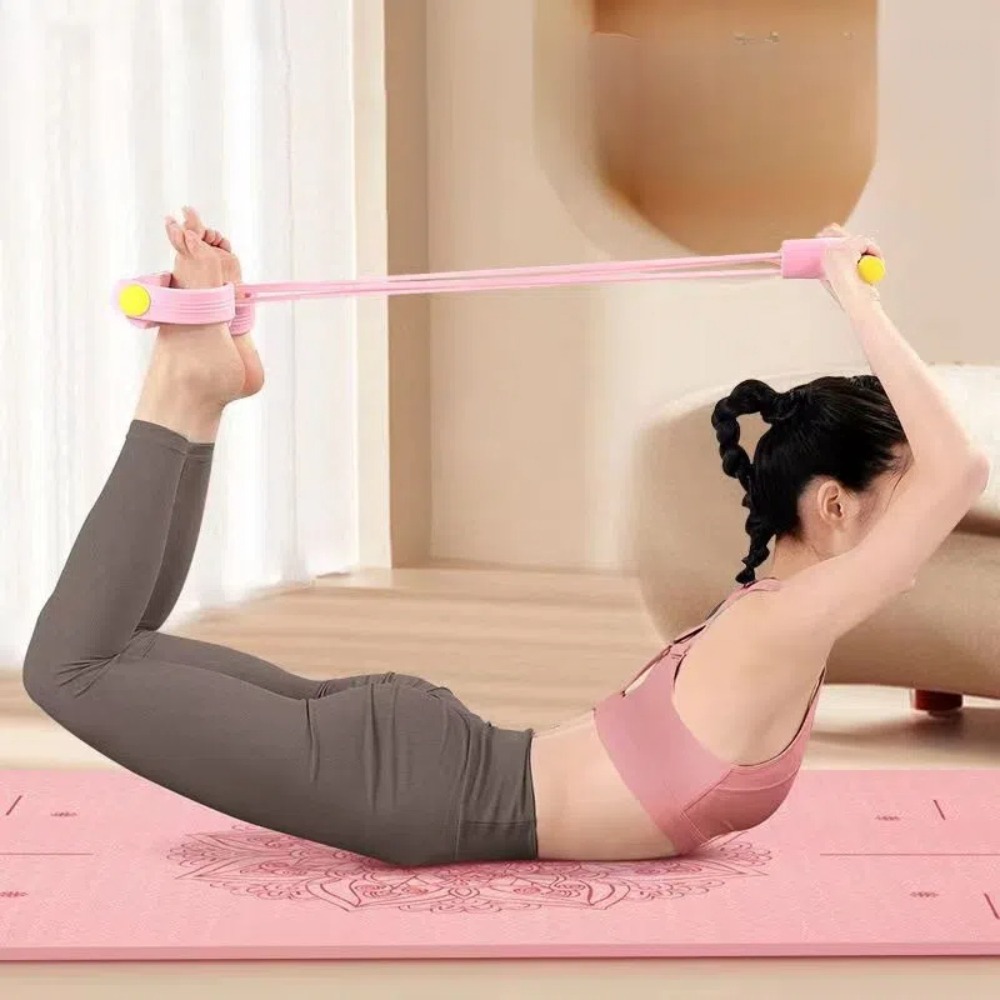 6튜브 저항 밴드 피트니스 장비 세트 (폼 TPE 요가 - Yoga Pedal Puller Fitness Equipment 리뷰 및 가격