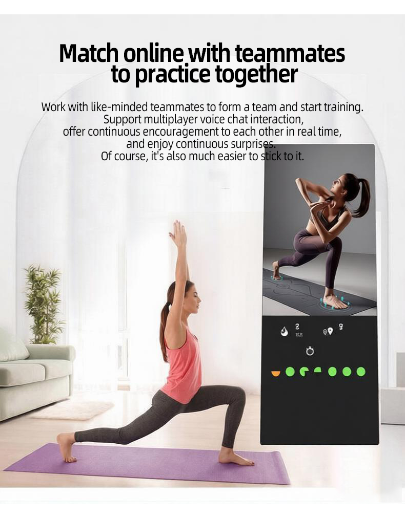 스마트 A형 피트니스 미러 (안드로이드 터치스크린 32 - Yoga Fitness Hotel 리뷰 및 가격