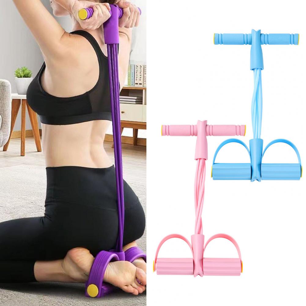6/8-튜브 42cm 페달 풀러 저항 밴드 핸들 포함  - Yoga Pedal Puller Fitness Equipment 리뷰 및 가격